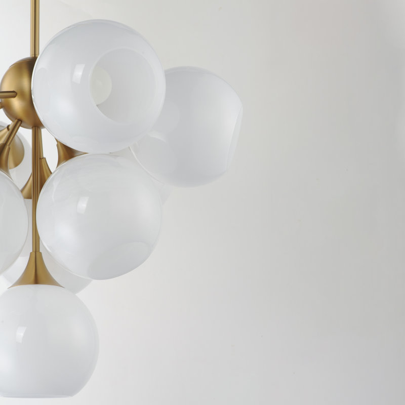 Neve-Multi-Light Pendant, Natural Aged Brass