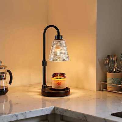 Adjustable Wax Warmer Lamp With Timer And Dimmer For Jar Candles, Elegant Home Decor, Housewarming Or Birthday Gift