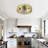 Blades Ceiling Fan with Remote Control,  Low Profile Flush Mount Ceiling Fan for Kitchen Bedroom