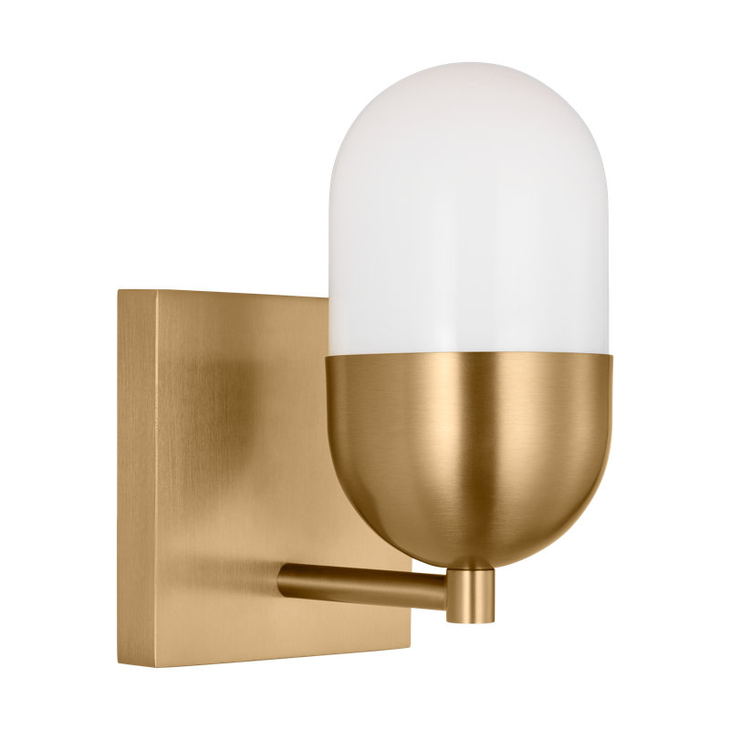 Foster Small Vanity, Satin Brass