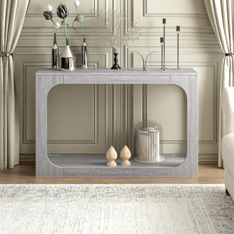 Northfleet 47" Console Table, Noyer ambré