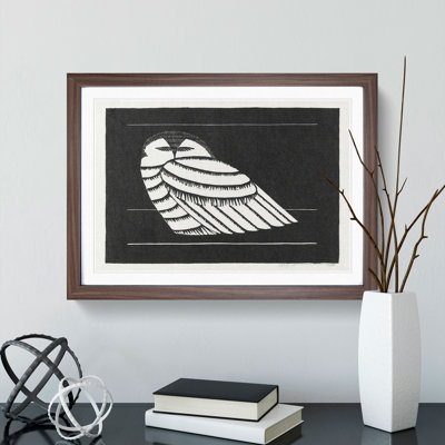 Snowy Owl by Samuel De Mesquita - Picture Frame Painting