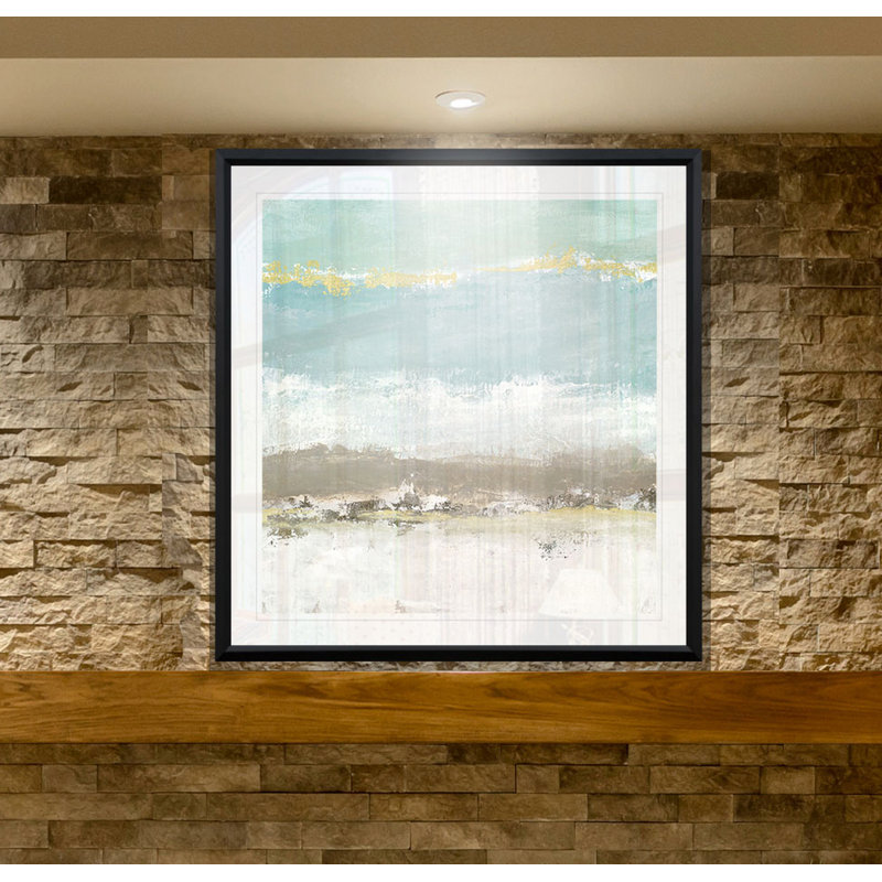 Peaceful Reverie - reproduction d'art, H 30,5 po x l 30,5 po x P 1,5 po, Cadre plastique noir