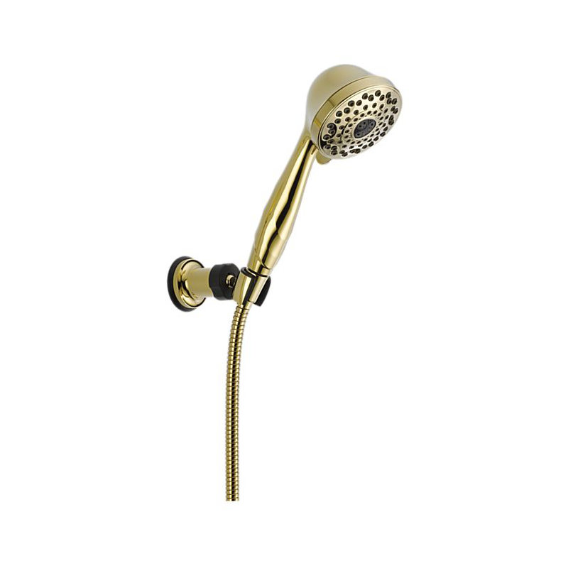 Universal Showering Components Full/Standard Handheld Shower Head, Brilliance Polished Brass