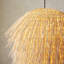 Pushpa Pendant light Lamp Shade (unwired) finished in Natural