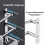 Porte-serviettes en acier inoxydable 304 30-30 pouces Freely Retractable