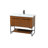 Rozell 40'' Single Bathroom Vanity with Engineered Marble Top-254055230