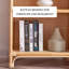Bibliothèque faite main en rotin