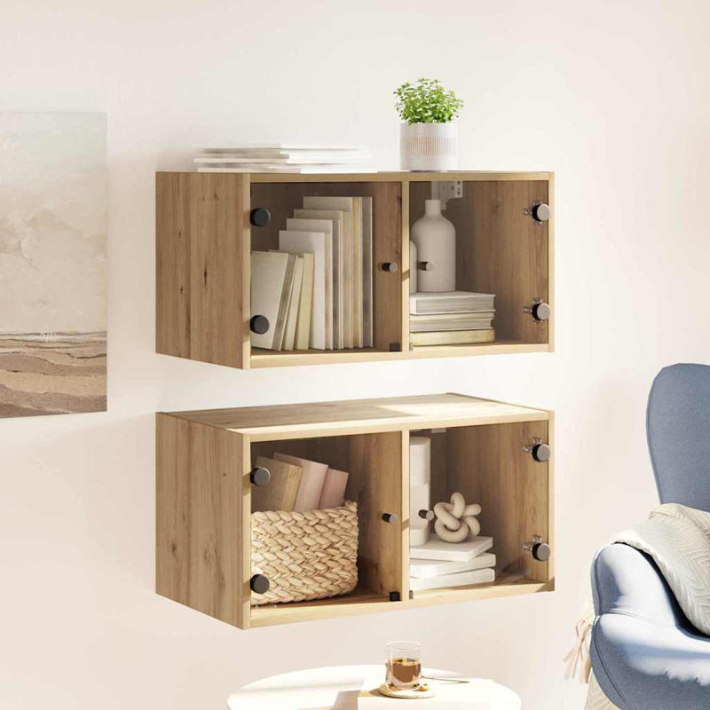 Wall Bathroom Cabinet, Artisan Oak