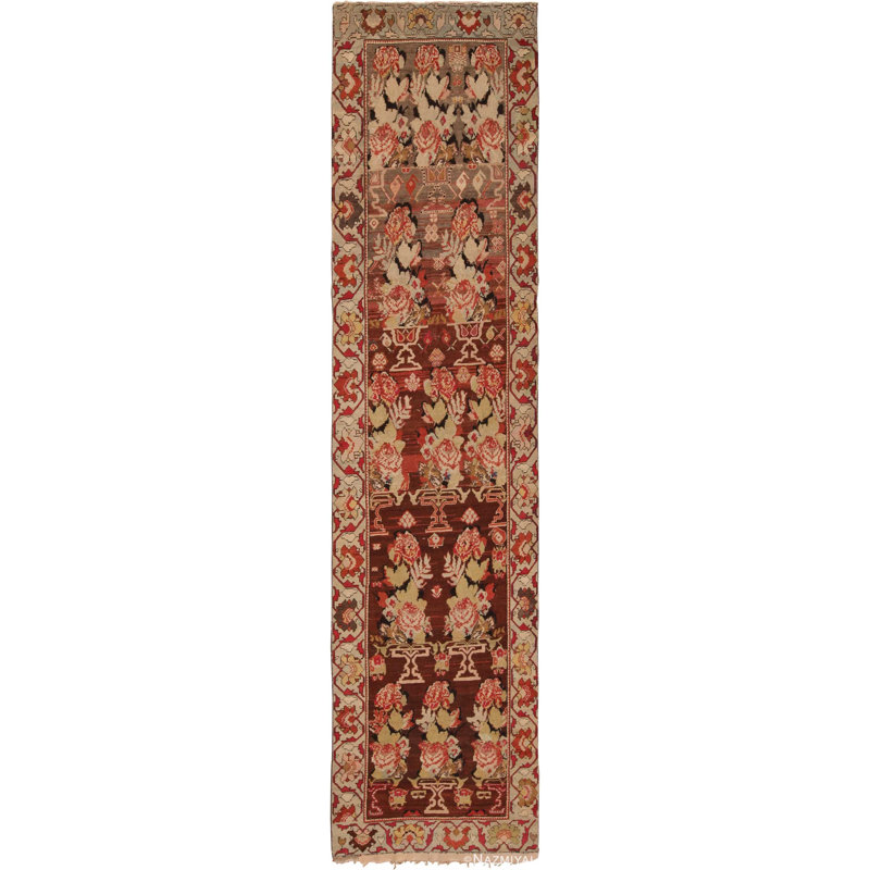 One-of-a-Kind 15'4" x 26'8" Before 1900 Rectangle Wool Area Rug in Red