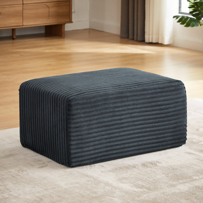 Nuage en L, tissu en velours côtelé gris foncé, et offre de confort, multifonctionnel pour divers espaces, aucun assemblage requis, ressorts ensachés en éponge douce, chambres d'amis, installation instantanée