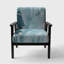 Fauteuil d'appoint rembourré «Heidelind - Blue Modern Water I»
