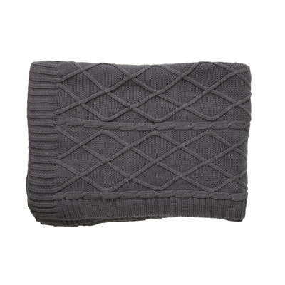 Knitted Throw Blanket