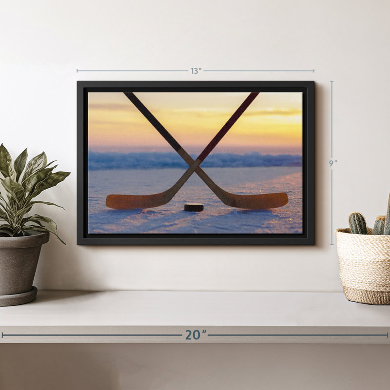 Hockey Sticks, reproduction sur toile, H 9 po x l 13 po