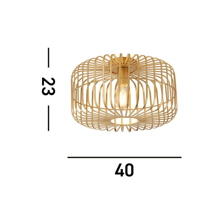 Reybold Glass Flush Mount