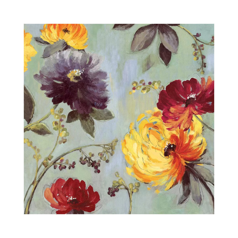 Field Flowers I 1 Piece Wrapped Canvas Painting, 93.98cm H x 93.98cm W