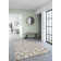 Tilly-Mae Soft low Pile Chequered Cream Rug