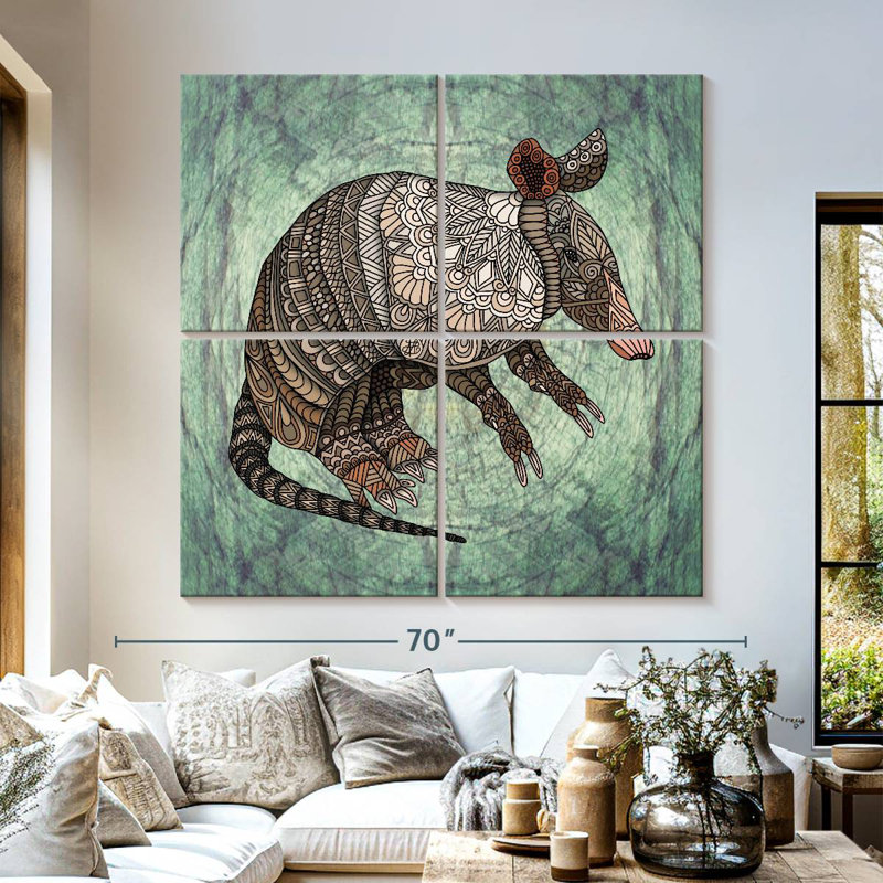 Brampt Armadillo, 57" H x 57" W