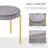 Upholstered Counter Stool with Metal Frame