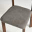 Chaise rembourrée en bois massif