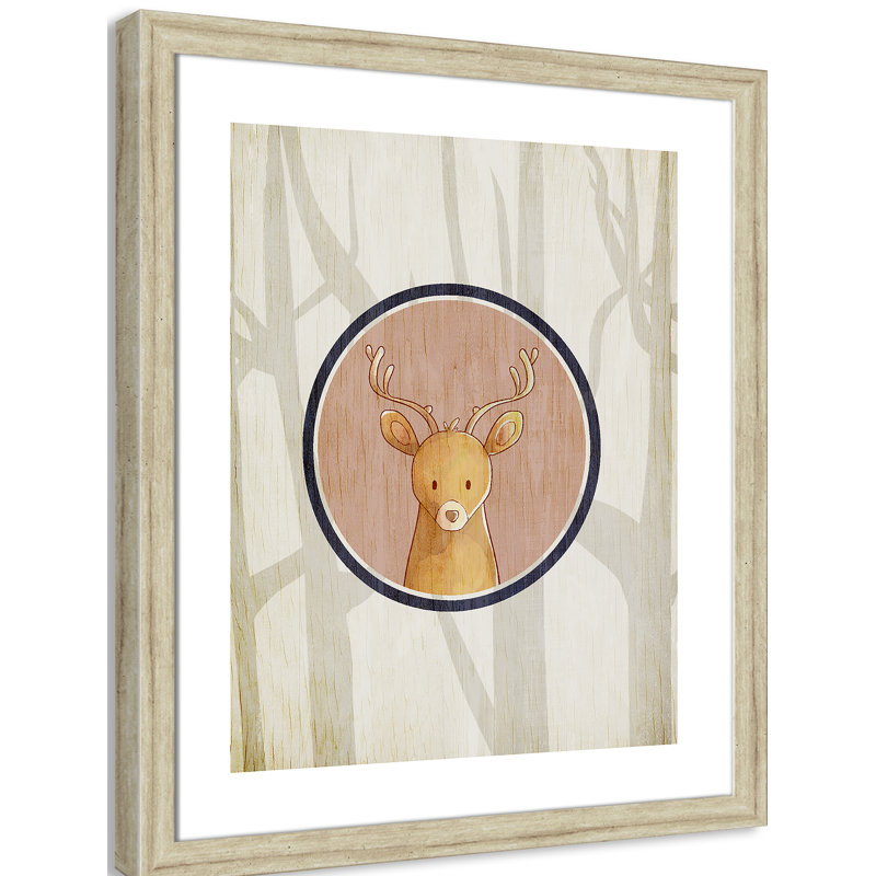 Adhésif décoratif 3 pi, H 24,5 po x l 20,5 po x P 0,6 po, Encadré plat à grain de bois noir