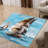 Soft Non-Woven Floral Printed Rug with Vibrant Hues for Stylish Floor Decor in Living Room Bedroom or Office Spaces-114328835