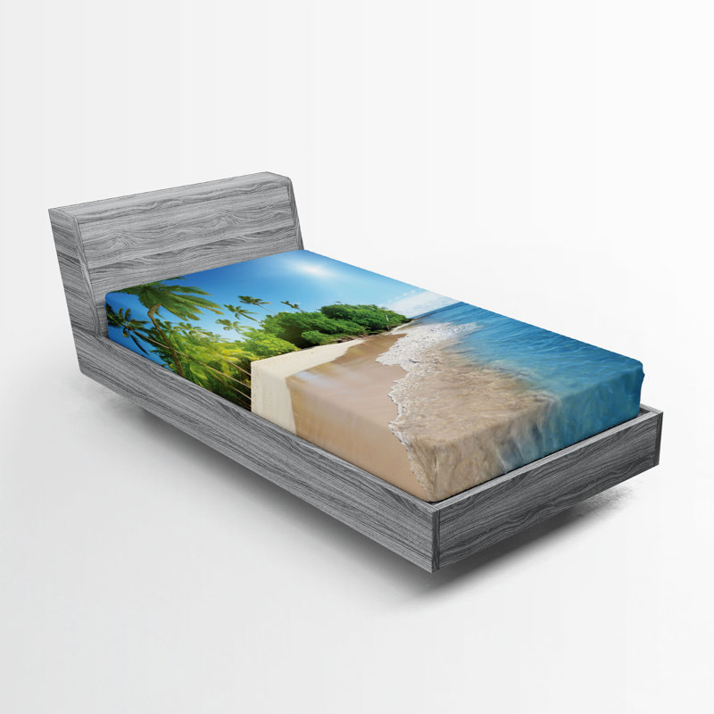 Ensemble de 2 draps-housse Ambesonne Tropic