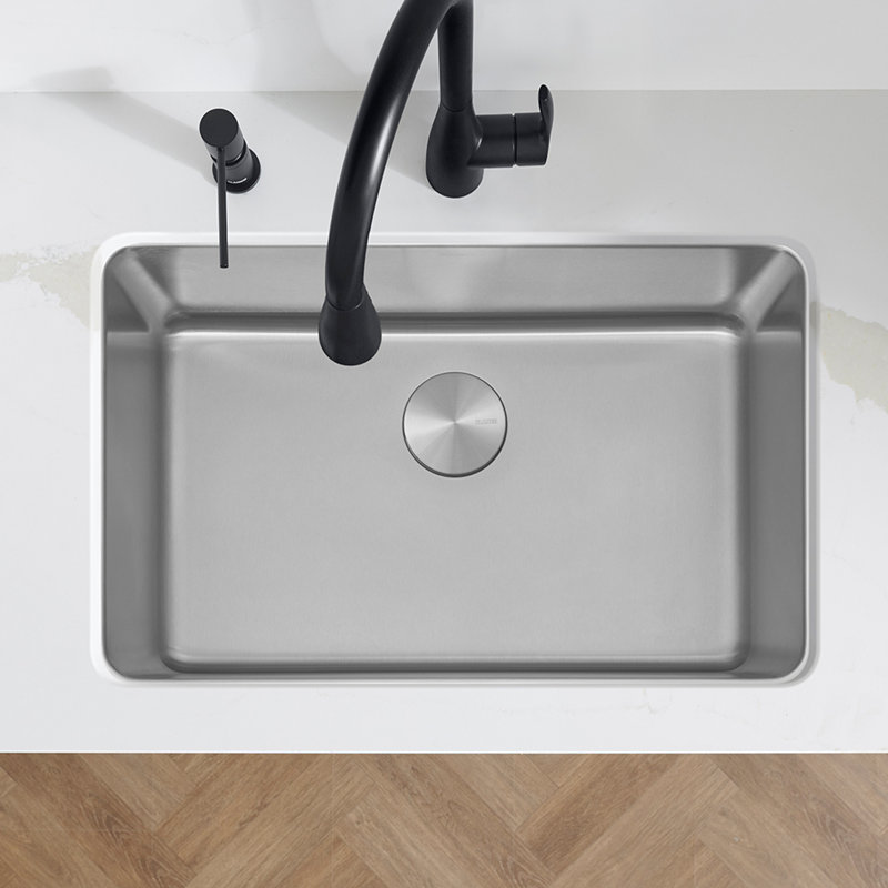 Formera 28" Satin Polished Stainless Steel Single Bowl Sink