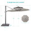 Parasol en aluminium 11 pi-4244204