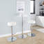 Table de bar contemporaine transparente Clear