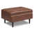 Distressed Saddle Brown Faux Leather selected