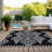 Malek Indoor/Outdoor Area Rug with Non-Slip Backing-1891414964