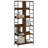 vidaXL Bookshelf Engineered Wood Tall Bookshelf Rectangular-2096253785