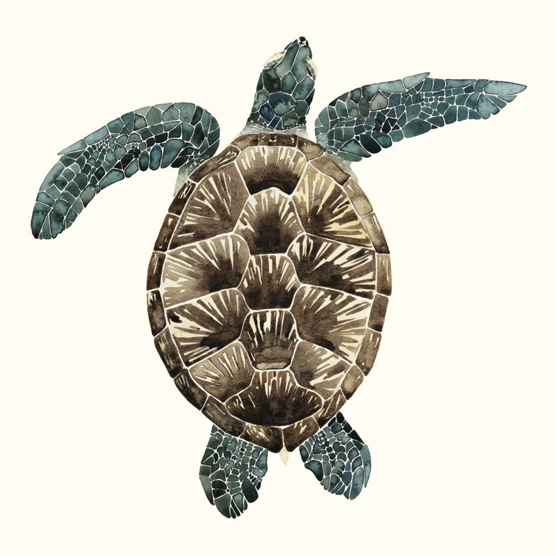 Tortue mosaïque II, H 30 po x l 30 po x P 1 po