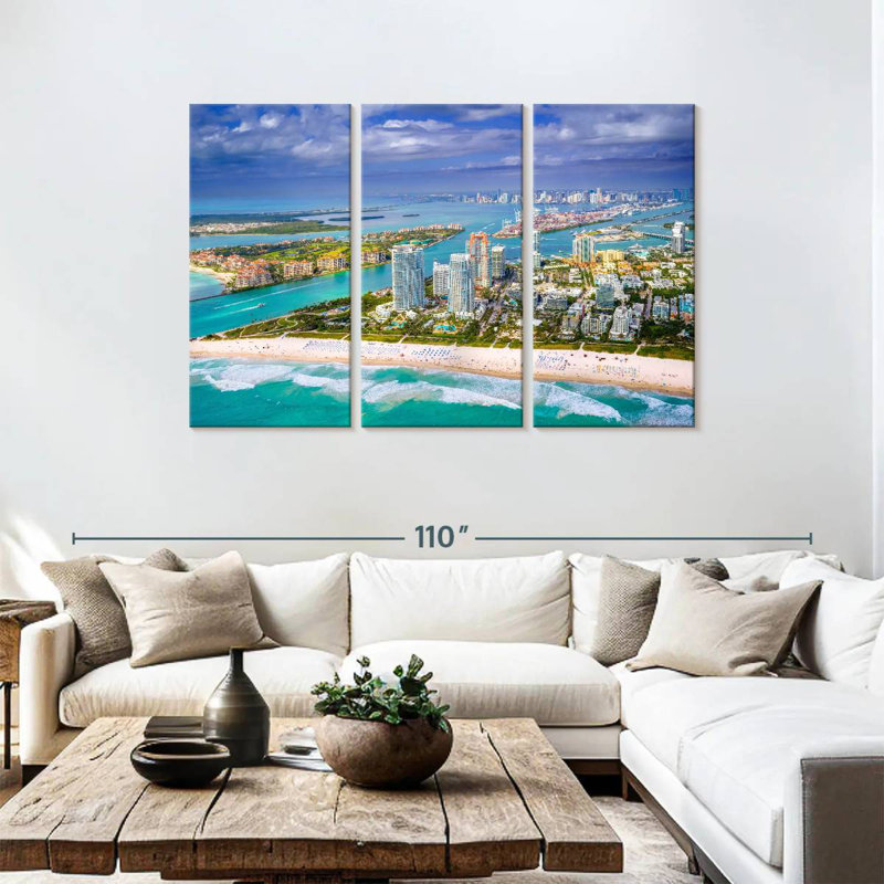 Nicci Miami South Beach II, 48" H x 74" W