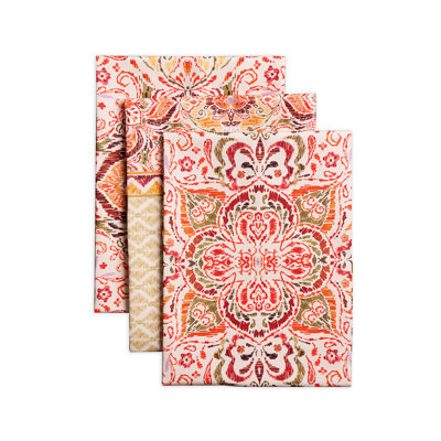 Maison d'Hermine Damask 100% Cotton Kitchen Towel Set 3 - 20" x 27.5"