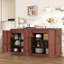 Console multimédia multifonctionnelle et buffet-128970070