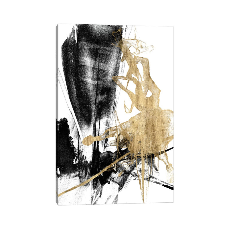 Estampe numérique sur toile Glam & Black IV, H 18 po x l 12 po
