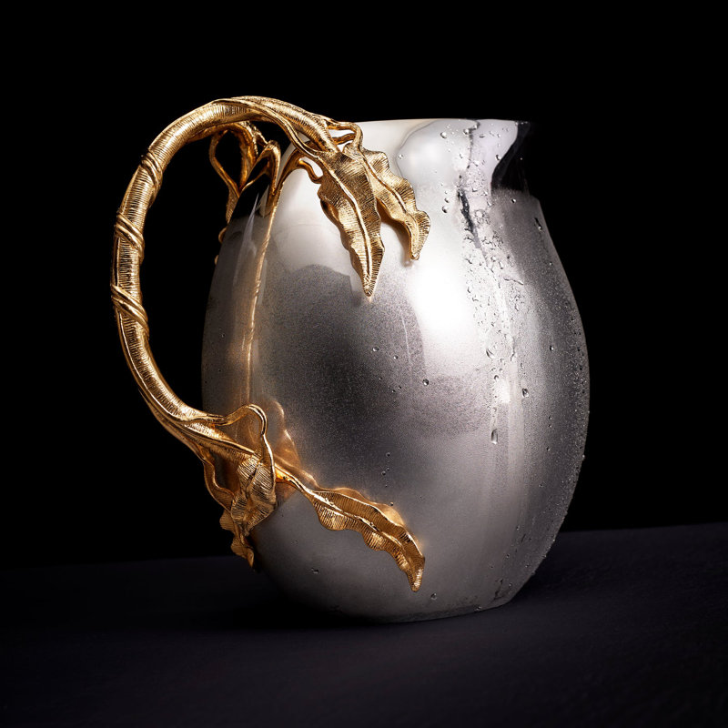 Fern 24k Gold Plated Pitcher