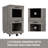 Kelesha Rustic Gray 2-drawer File Cabinet