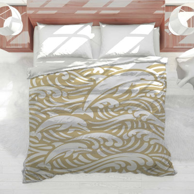 Édredon Dolphins And Ocean Waves