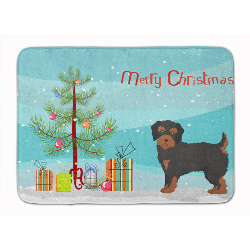 Tapis pour salle de bain chinois, Yorkiepoo