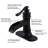 Waterfall Single Hole Bathroom Faucet With Drain Assembly-61280442