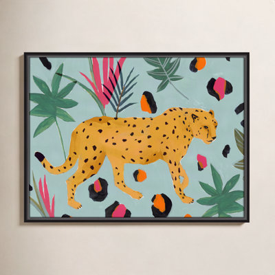Nyles "Walking Cheetah II" Painting by Isabelle Z