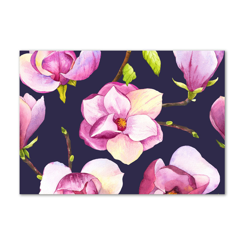 Magnolia - No Frame Print on Canvas