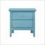 Table de chevet avec tiroirs Teal Elegance, parfaite pour organiser vos essentiels et améliorer l'esthétique de la pièce