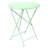Bistro Round Metal Folding Outdoor Bistro Table With Umbrella Hole , in. W in. D-86001421-86001449