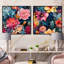 Lenna - ensemble de 2 collages carrés floraux-101845272-101845278