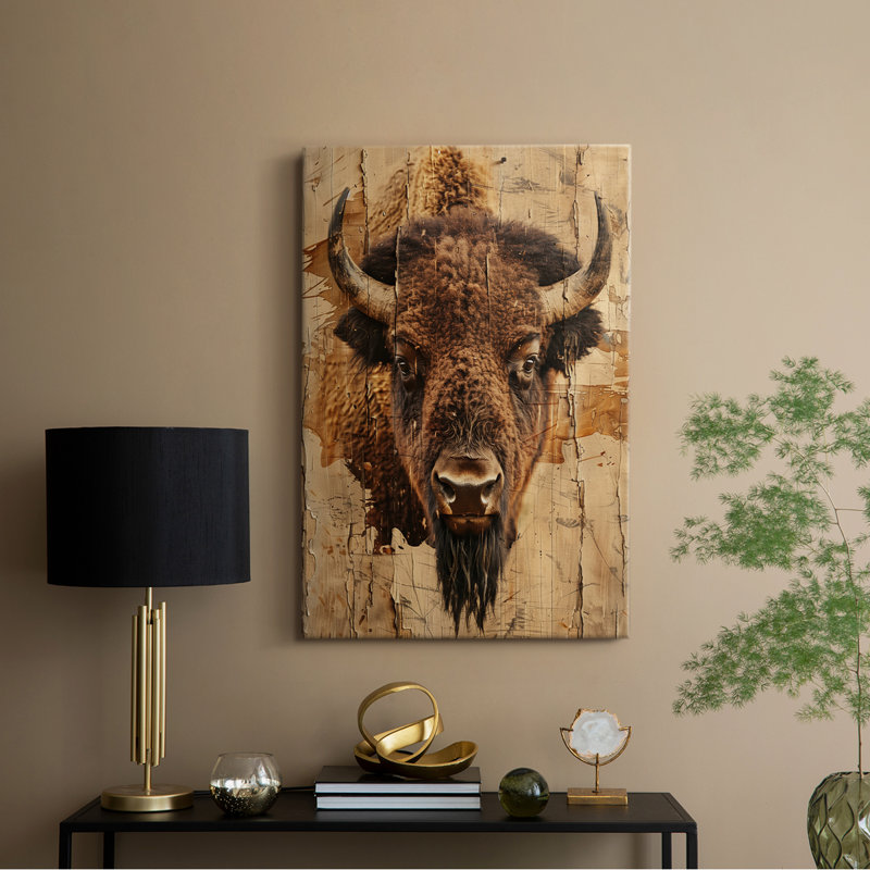 ANIMALS Series CDXCVI - Toile tendue avec châssis Premium - Prêt à être accroché, H 18 po x l 12 po