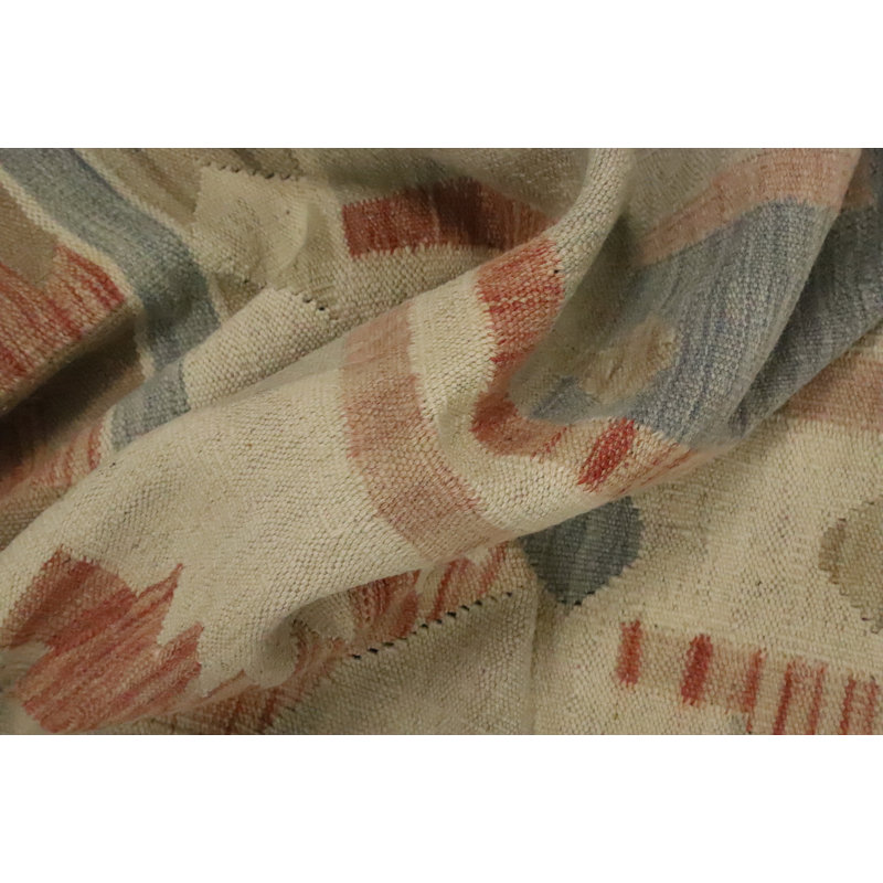 Tapis tissé à plat kilim Végétal 8 x 10